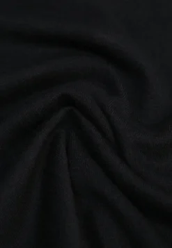 Czarny Minimalistyczny Sweter z Bawełną Bellama