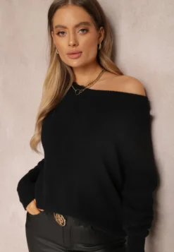 Czarny Sweter Lyna