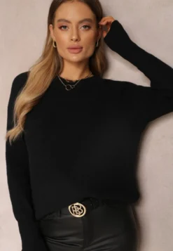 Czarny Sweter Lyna