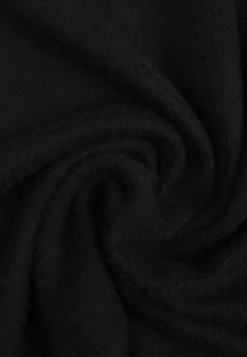 Czarny Sweter Oversize z Bawełną i Wełną Typu Basic Oseani