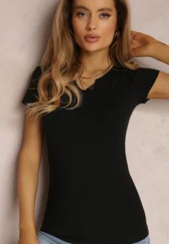 Czarny T-shirt Petomeine