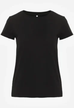Czarny T-shirt z Linii Basic Apoxis