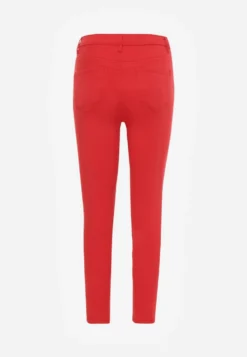 Czerwone Spodnie Skinny Winvienne