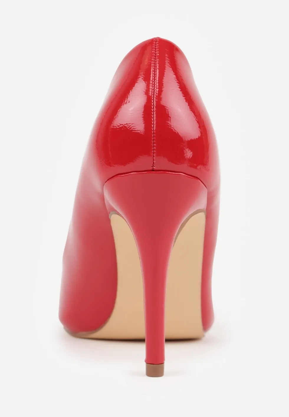 Czerwone Szpilki Lakierowane w Klasycznym Stylu Rotina