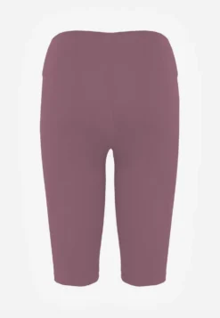 Fioletowe Szorty Bikery High Waist z Wyszczuplającym Pasem Briarrose