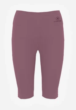Fioletowe Szorty Bikery High Waist z Wyszczuplającym Pasem Briarrose
