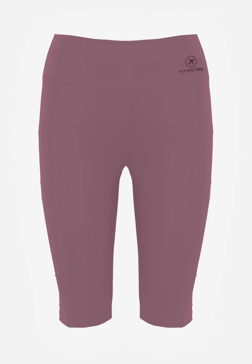 Fioletowe Szorty Bikery High Waist z Wyszczuplającym Pasem Briarrose