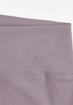 Fioletowe Szorty Kolarki High Waist Marerila