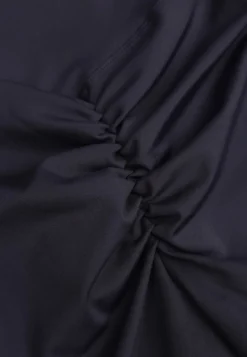 Granatowe Legginsy Dzwony High Waist Orruvana