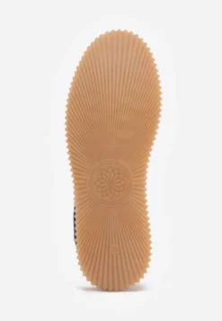 Granatowe Sneakersy Typu Tenisówki z Zamszu Naturalnego Ozdobione Paskami Tarinella