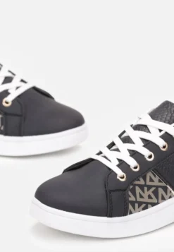 Granatowe Sneakersy z Printem Casica