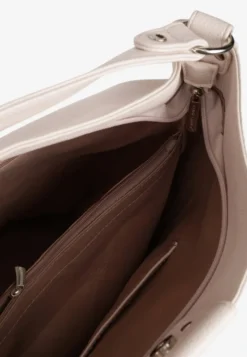 Jasnobeżowa Torebka Hobo z Regulowanym Paskiem Crossbody Tenovesa