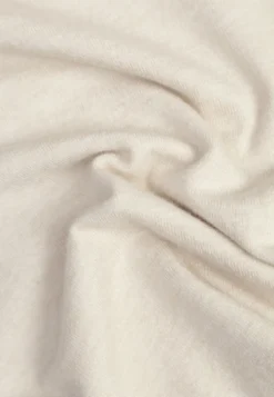 Jasnobeżowy Minimalistyczny Sweter z Bawełną Bellama