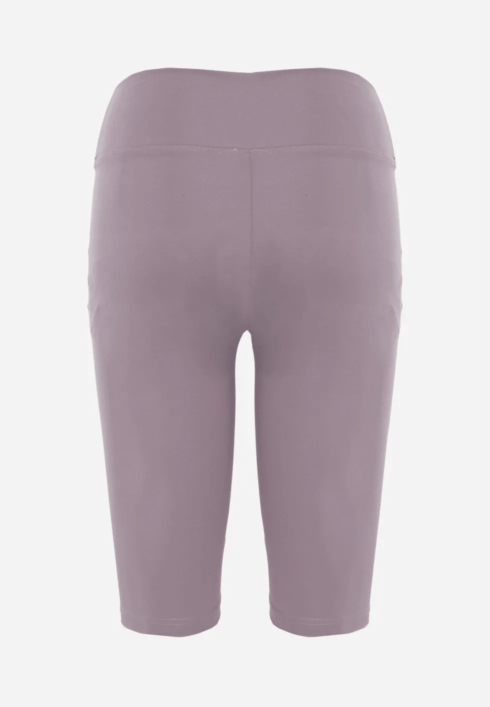 Jasnofioletowe Szorty Bikery High Waist z Wyszczuplającym Pasem Briarrose
