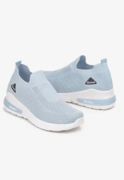 Jasnoniebieskie Buty Sportowe Amathane