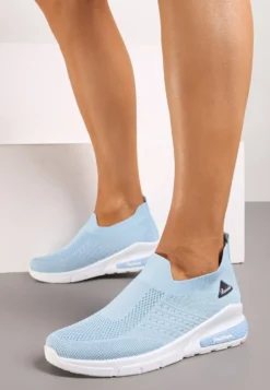 Jasnoniebieskie Buty Sportowe Amathane