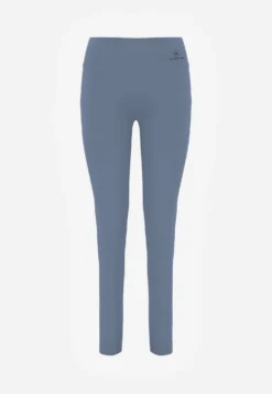 Jasnoniebieskie Legginsy Basic z Modelującą Wstawką w Pasie Liacan