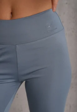 Jasnoniebieskie Szorty Bikery High Waist z Wyszczuplającym Pasem Briarrose