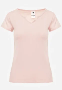Jasnoróżowy T-shirt Amarhyse