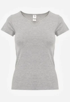 Jasnoszary T-shirt Petomeine
