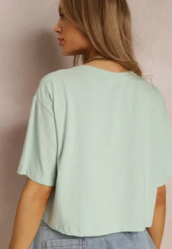 Miętowy T-shirt Phelista