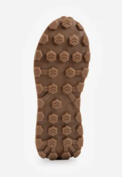 Niebieskie Chunky Sneakersy z Zamszu Naturalnego na Platformie z Bieżnikiem Ezze