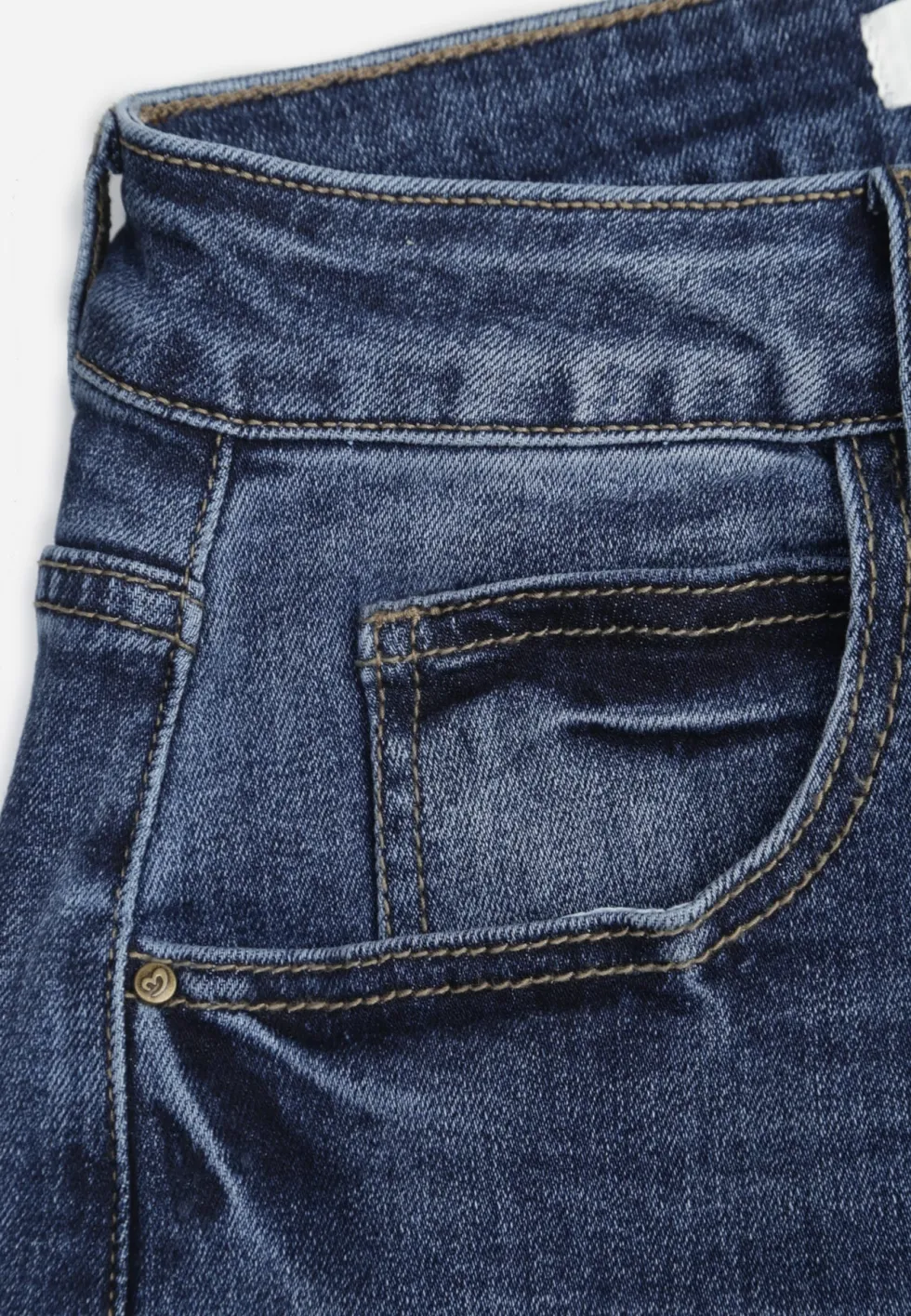 Niebieskie Jeansy Balloon Regular Waist z Dużą Zawartością Bawełny Zdobione Nadrukiem Kiloa