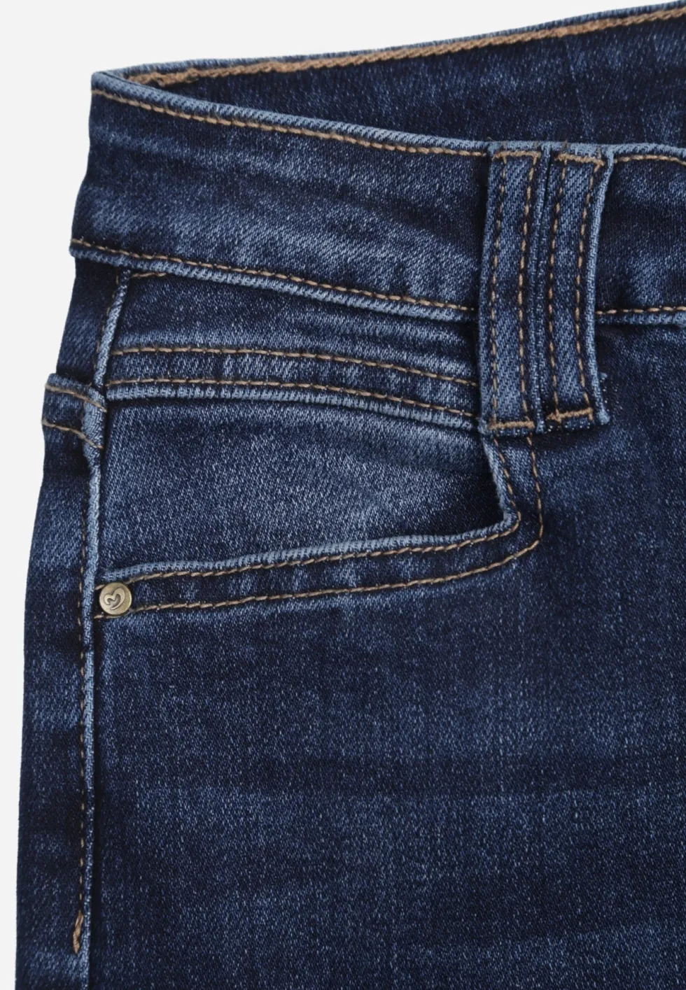 Niebieskie Jeansy Flare Regular Waist z Bawełną w Stylu Y2K Lucila