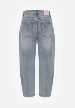 Niebieskie Jeansy High Waist Mom Fit Zolseli