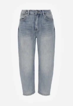 Niebieskie Jeansy High Waist Mom Fit Zolseli