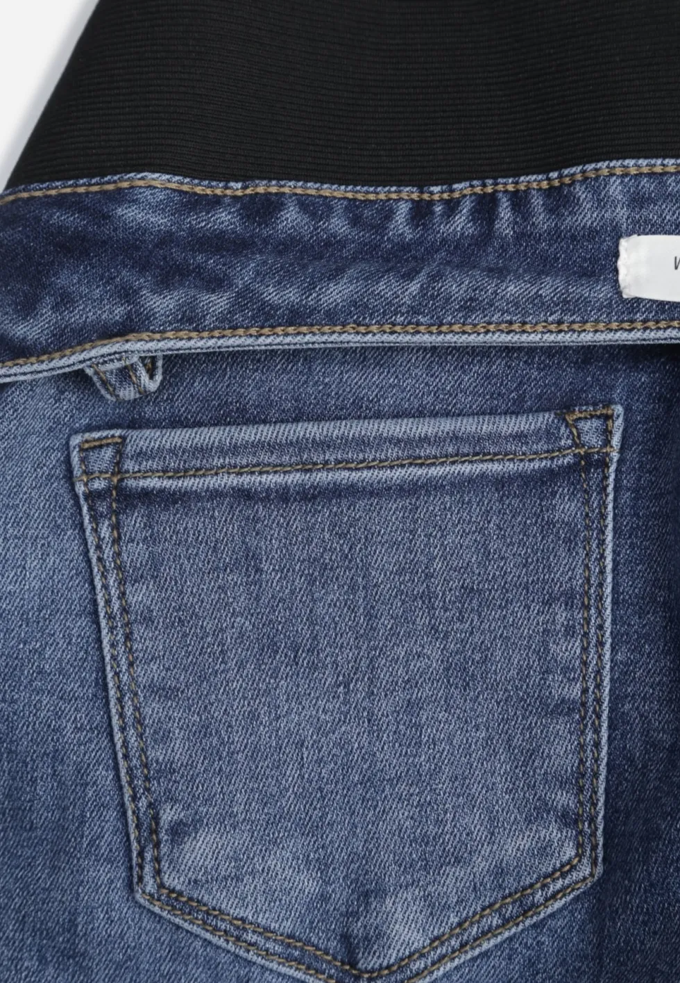 Niebieskie Jeansy Skinny Jeans z Bawełną z Elastyczną Gumką w Talii Finonas