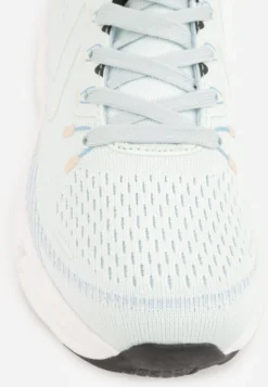 Niebieskie Siateczkowe Buty Sportowe na Podeszwie z Otworami Quilvia