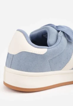 Niebieskie Sneakersy Ozdobione Paskami Dolirenna
