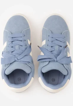 Niebieskie Sneakersy Ozdobione Paskami Dolirenna
