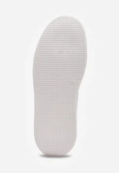 Niebieskie Sneakersy VICES na Platformie z Ozdobnym Noskiem Attis