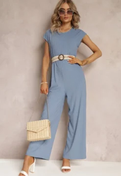Niebieski Kombinezon z Paskiem Artyse