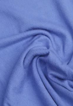Niebieski Sweter z Bawełną w Minimalistycznym Stylu Radeken