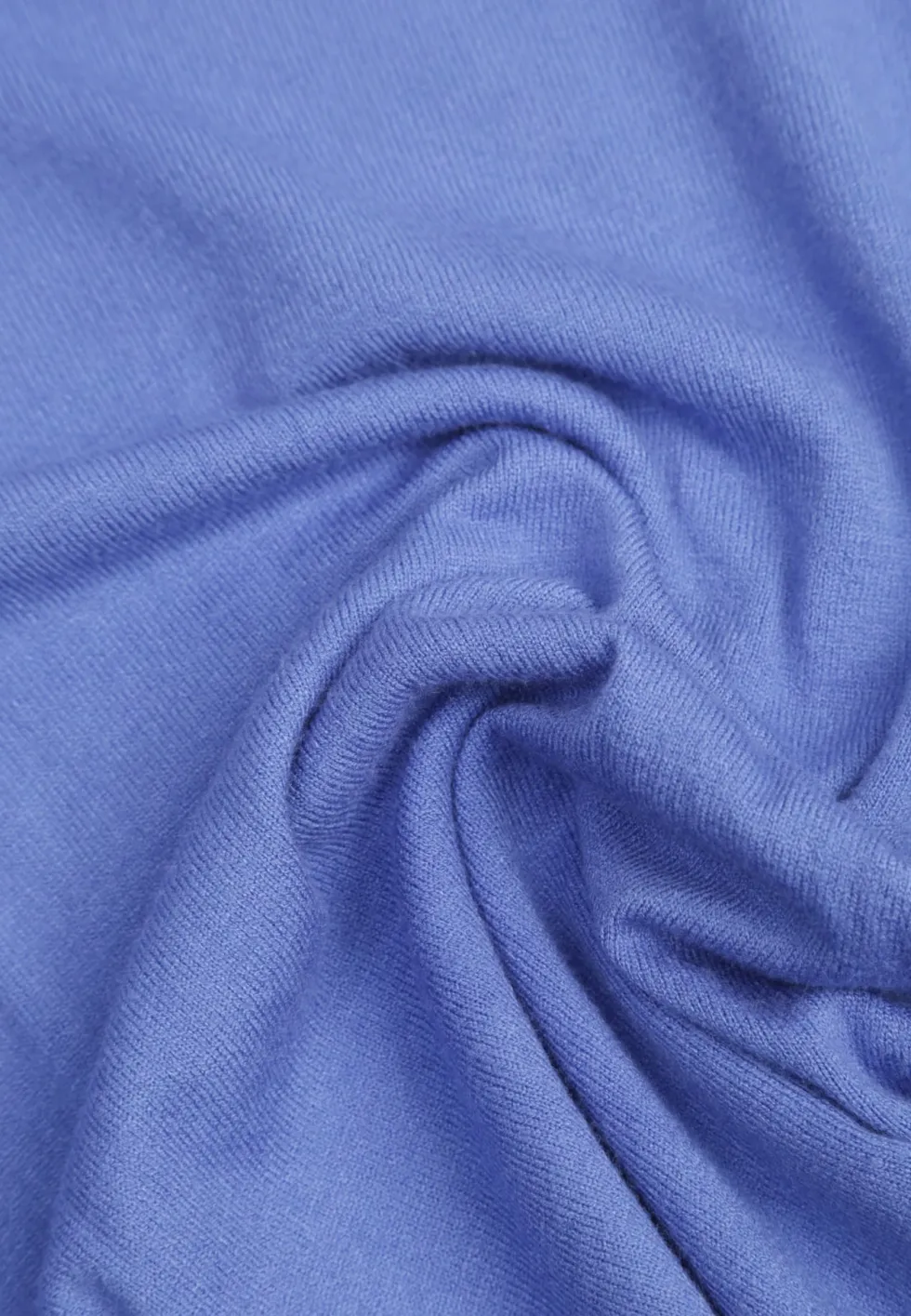Niebieski Sweter z Bawełną w Minimalistycznym Stylu Radeken