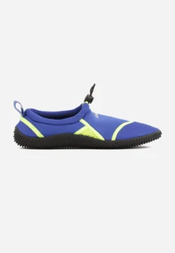 Niebiesko-Zielone Wsuwane Buty Sportowe do Wody z Elastyczną Cholewką Vetilore