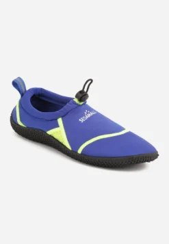 Niebiesko-Zielone Wsuwane Buty Sportowe do Wody z Elastyczną Cholewką Vetilore