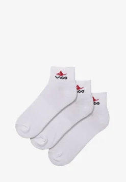 3-pack Białe Skarpety Nahlura
