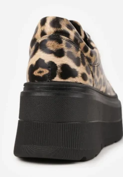 Panterkowe Sneakersy Vices na Grubej Podeszwie Tuliri