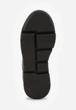 Panterkowe Sneakersy Vices na Grubej Podeszwie Tuliri