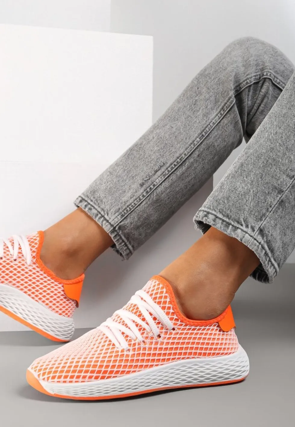 Pomarańczowe Buty Sportowe Encourage