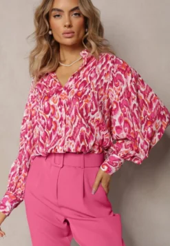 Różowa Koszula w Fantazyjny Print Merrell