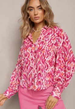 Różowa Koszula w Fantazyjny Print Merrell