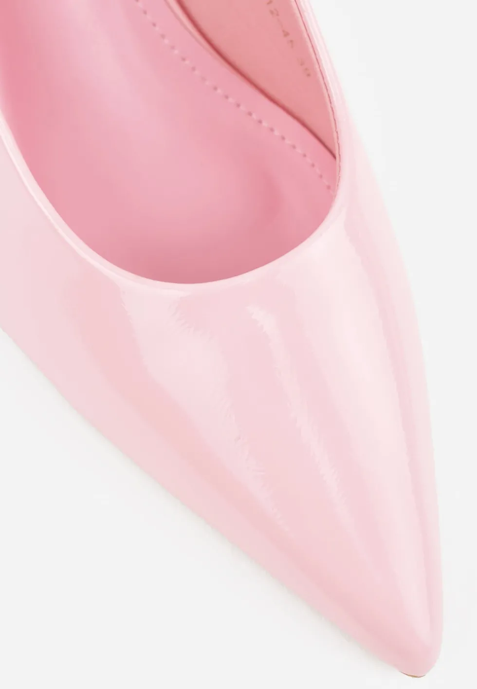 Różowe Czółenka Slingback Vices z Lakierowanym Połyskiem na Kaczuszce Sonwena
