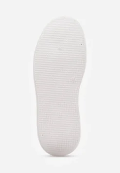 Różowe Sneakersy VICES na Platformie z Ozdobnym Noskiem Attis