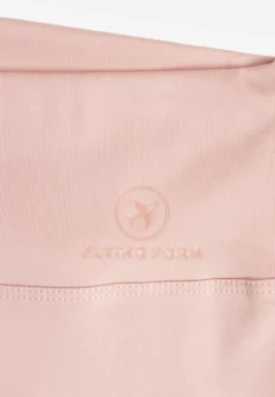 Różowe Szorty Bikery High Waist z Wyszczuplającym Pasem Briarrose