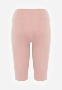 Różowe Szorty Bikery High Waist z Wyszczuplającym Pasem Briarrose